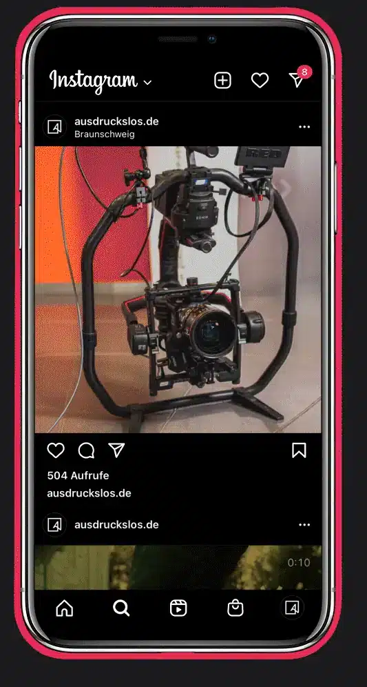 Beispiel einer Social-Recruiting-Kampagne der Agentur Ausdruckslos