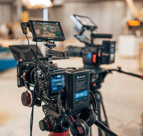 Filmkameras der Agentur Ausdruckslos am Set
